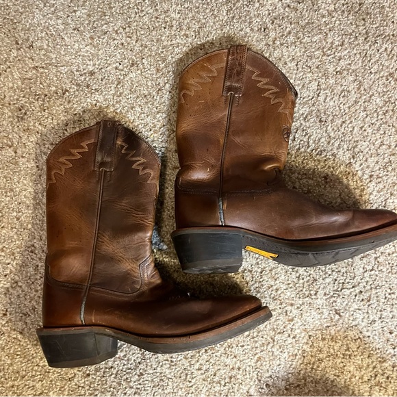 Ariat Sedona Leather Western Boot Cowboy Classic Work Boot Comfort Brown Size 8D - Picture 3 of 7